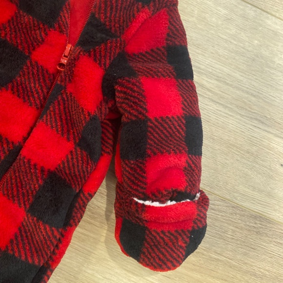 First Wish - Cozy Baby Winter Suit Plaid - Picture 6 of 7
